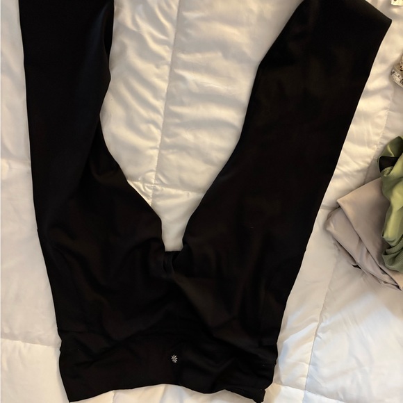 Old Navy Active Jet Black Leggings- two pairs - Picture 3 of 6